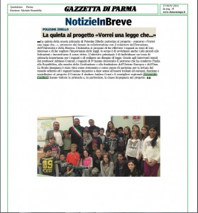 gazzetta di Parma_visita scuola polesine zibello_vorrei una legge che